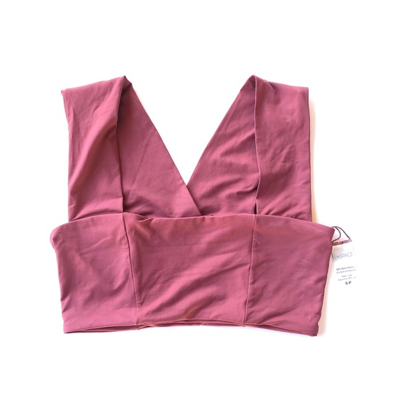 New L*space Pink Parker Swim Top Small - Picture 5 of 6
